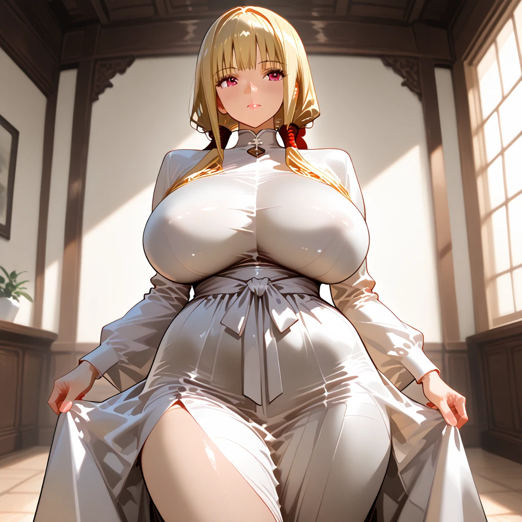 Saber big breasts noble outfit House made from condoms