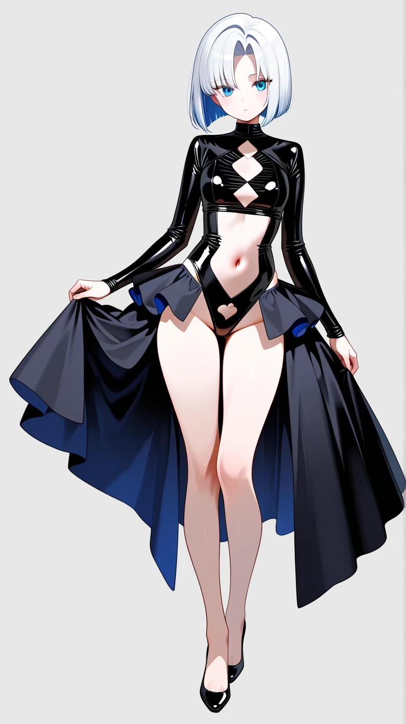Two-dimensional, black-haired girl, very long hair, tall figure, large chest, cheongsam, thin waist, long legs, bare shoulders, ultra-clear, many details