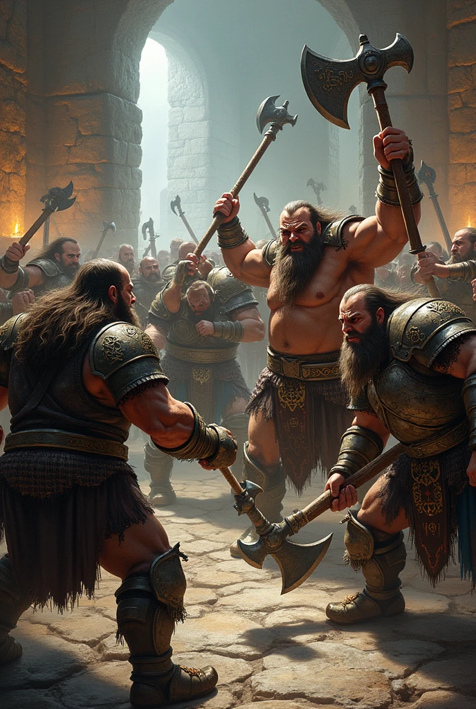 Male orcs sucking their feet