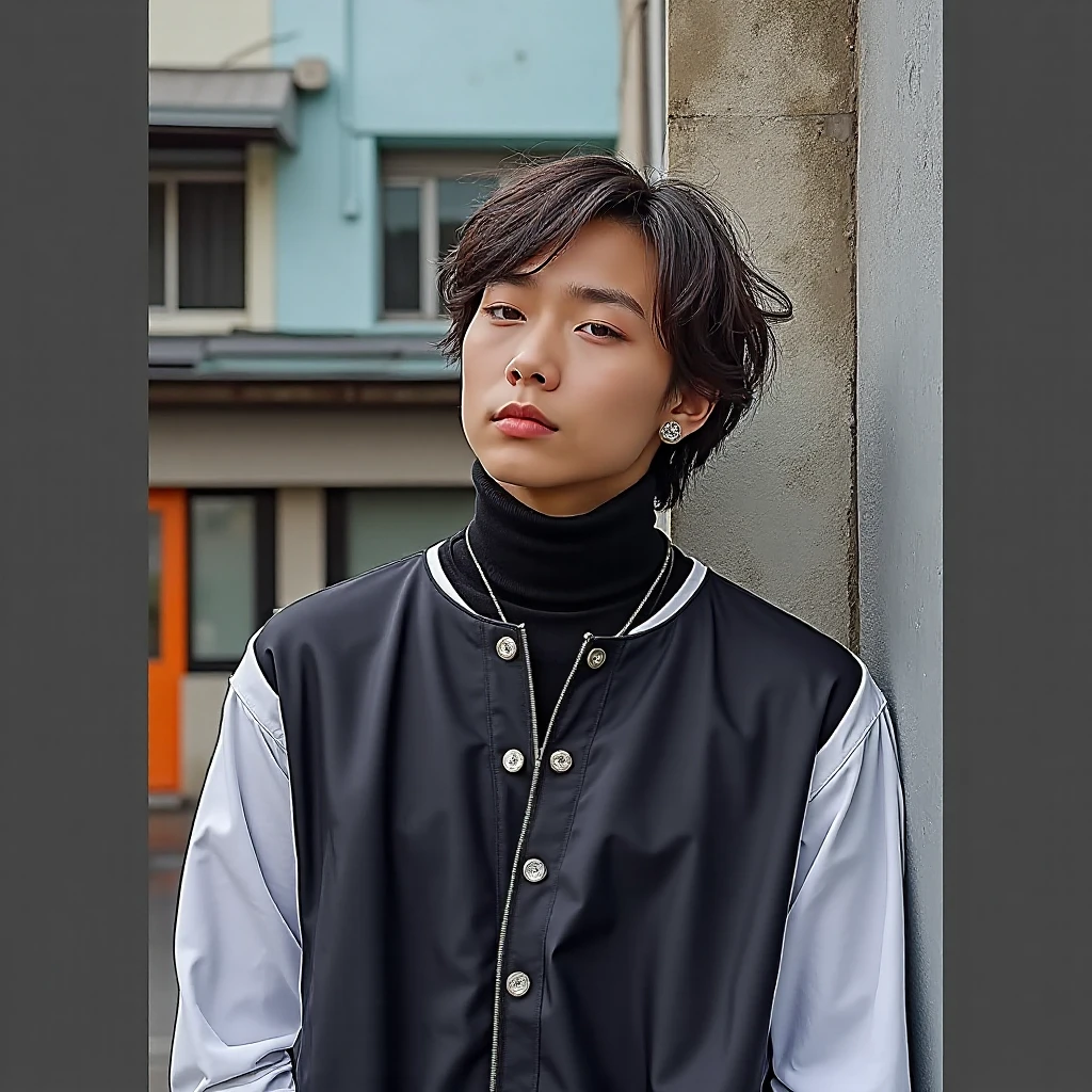 A Young Korean man , 1boy, white skin , detailed skin, 1boy, ((realistic)), abs, good lighting quality, (high detailed skin:1.3), (photorealistic:1.3), ultra-detailed, (high detailed skin:1.2), 8k uhd, dslr, soft lighting, high quality, film grain, Fujifilm XT3, best quality, beautiful lighting