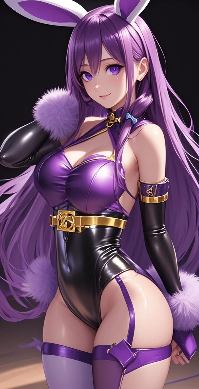 a woman with purple hair and a purple top is posing, nico robin, seductive anime girl, marin kitagawa fanart, official character art, portrait knights of zodiac girl, detailed anime character art, natalie from epic battle fantasy, visual novel sprite, beautiful alluring anime teen, beautiful alluring anime woman, female anime character, mai yoneyama, render of april