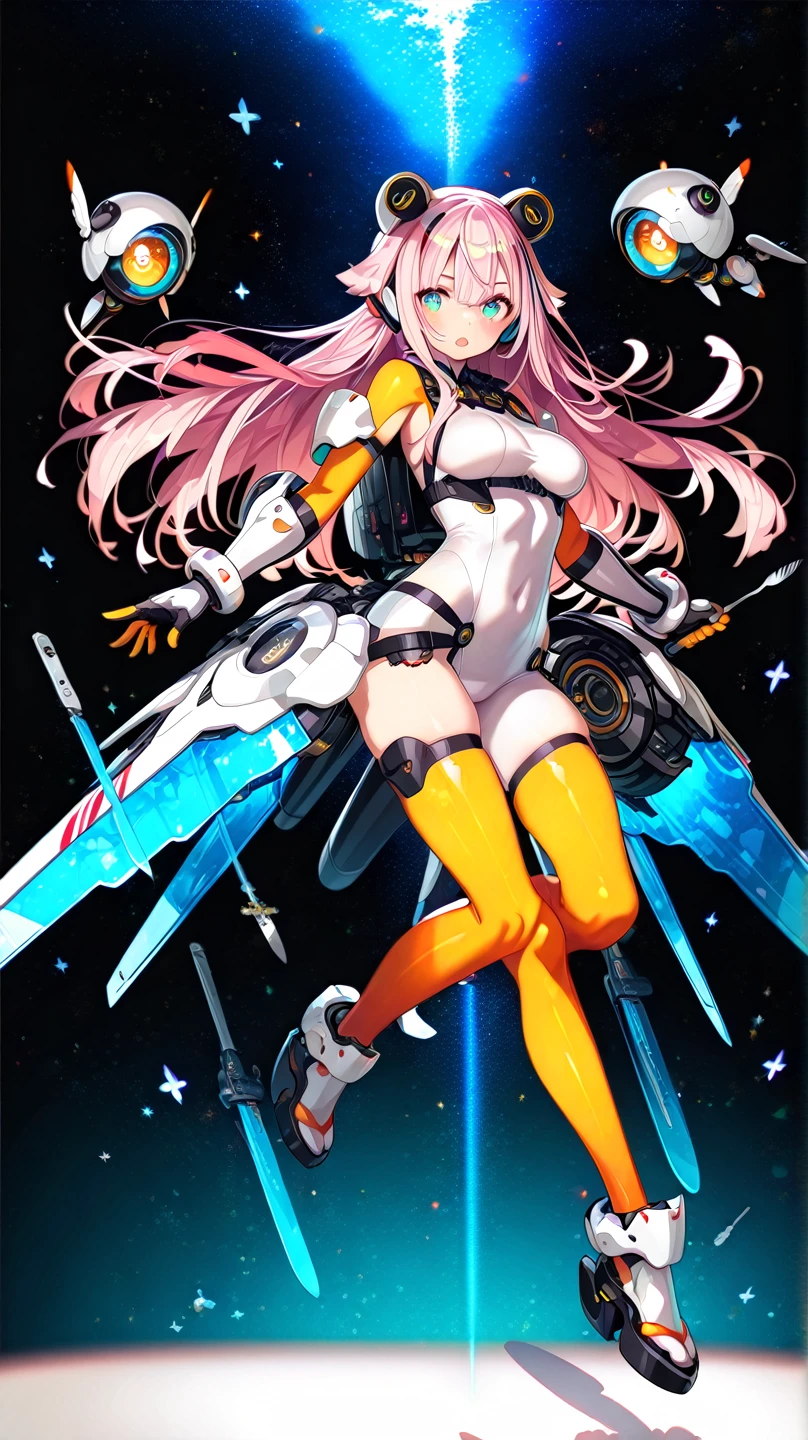 ultra-detailed, (Precise and unmatched illustrations:1.1), high-resolution,(incredibly absurdness) , (masterpiece:1.2), (best-quality:1.2), (super fine illustration), (an extremely delicate and beautiful:1.2), CG unity 4k wallpaper, official art, BREAK 1girl, pastel colors, ai-generated, highres, 8k, {{white power armor}}, {{{{serafuku}}}}, superhero costume, pink visor mask, powered leg, cat ear headphones, {{full armor}}, {{{Bazooka}}}, best quality, amazing quality, very aesthetic, absurdres, metroid powered armor, powered leg, sentai hero battle armor