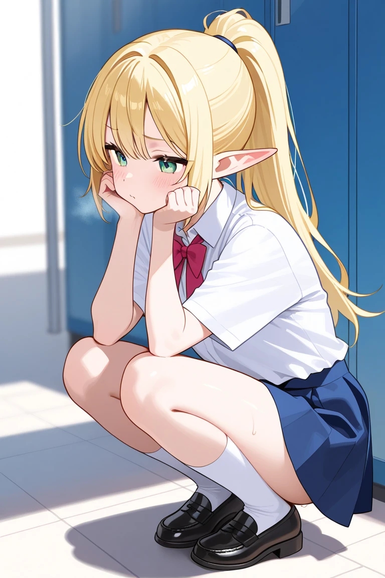 Slave. Dirty tunic. Torn tunic. dirty panties. Torn panties. Pointy ears. Elf. Slave collar. Blonde hair. Hair between the eyes. Shackles. Long hair. Long pointed ears. Blue eyes. 1 girl. 12 years. . Beautiful fingers. Beautiful long legs. Beautiful body. Beautiful nose. Snotty nose. Snot flows from the nose. Perfect eyes. Ideal face. Expressive eyes. Barefoot. Cold. Runny nose. Nasal mucus. Snot flows from the nose. Sneezing. Wants to sneeze. I have to sneeze. Violent, desperate desire to sneeze. She sneezed. She sneezes. Snot flies from your nose with every sneeze. Urinary incontinence. Wants to pee. I need to pee. A strong, desperate urge to pee. She pees standing up. She pees to herself. She pees in her panties. She peed in her panties. She peed herself. Urine runs down her thighs. Diarrhea. She has diarrhea. Wants to poop. I need to poop. Intense, desperate urge to poop. She poops diarrhea while standing. She poops diarrhea on herself. She poops diarrhea in her panties. She shit herself. Diarrhea flows out of her beautiful ass onto the floor. There is a puddle of urine and diarrhea on the floor underneath her. Embarrassment. Blush. Beautiful character design. Shiny skin. Full body. official art, extremely detailed CG unity 8k wallpaper, perfect lighting, Colorful, Bright_Front_face_Lighting, shiny skin, (masterpiece:1.0), (best_quality:1.0), ultra high resolution, 4K, super detail, photography, 8K, HDR, high resolution, absurd: 1.2, Kodak portra 400, film grain, background blur, bokeh: 1.2, highlights, (bright_color: 1.2), (beautiful_face: 1.5), (narrow_waist), nsfw. 