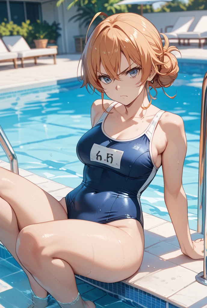 erinanakiri, erina nakiri, long hair, orange hair, (purple eyes:1.1), hair between eyes, frown, angry,
BREAK (competition swimsuit, glasses, highleg, highleg swimsuit, one-piece swimsuit, ponytail, swimsuit, whistle, whistle around neck, white one-piece swimsuit ,ponytail:1.2),
BREAK mature female, sexy woman, shocked, blush, cum on face, cum drooling from mouth, cum: 1.5, perfect proportions,
BREAK (masterpiece:1.2), best quality, high resolution, unity 8k wallpaper, (illustration:0.8), (beautiful detailed eyes:1.6), extremely detailed face, perfect lighting, extremely detailed CG, (perfect hands, perfect anatomy),