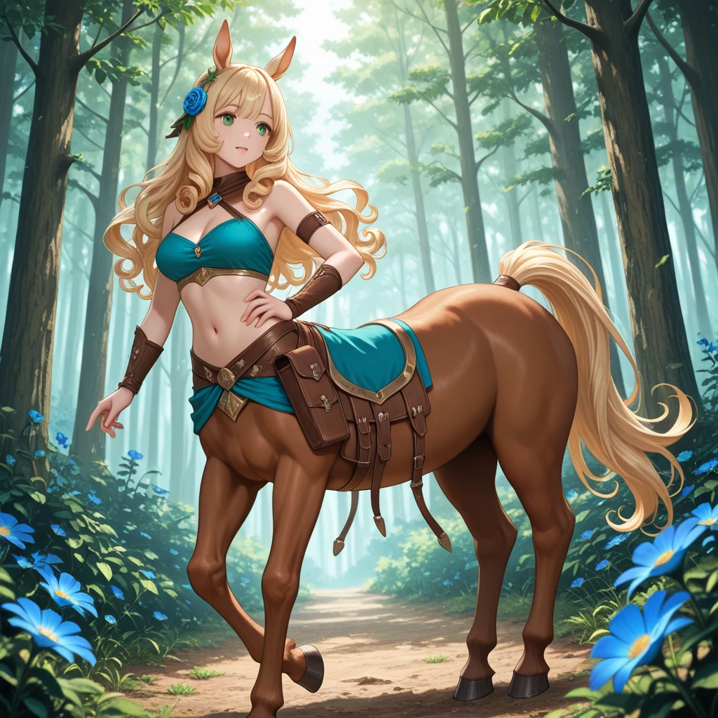 Anime.1 Girl. Lovely girl. . . Baby. Monster girl. Centaur. Clumsy. Blonde. Long hair. Blue eyes. Beautiful eyes. Perfect eyes. Expressive eyes. Ideal face. 12 years old. Small breasts. Flat chest. Ideal anatomical body. Nude body. The upper half of the body is human. Below the waist - horse. Horse body. Horse legs. Horse tails Cold. Runny nose. Snot flows from the nose. Wants to sneeze. I have to sneeze. Violent, desperate desire to sneeze. She is reading. Covers his nose with his hands. Jansai handkerchief. Blows his nose. Standing. Standing at full height. Standing in the forest. Standing in the middle of the forest. Beautiful character design. Shiny skin. Full body. nsfw. Scat. Official art. Extremely detailed CG Unity 8k wallpaper. Ideal lighting. Ultra high resolution 4K. Super detailed 8K. A high resolution.