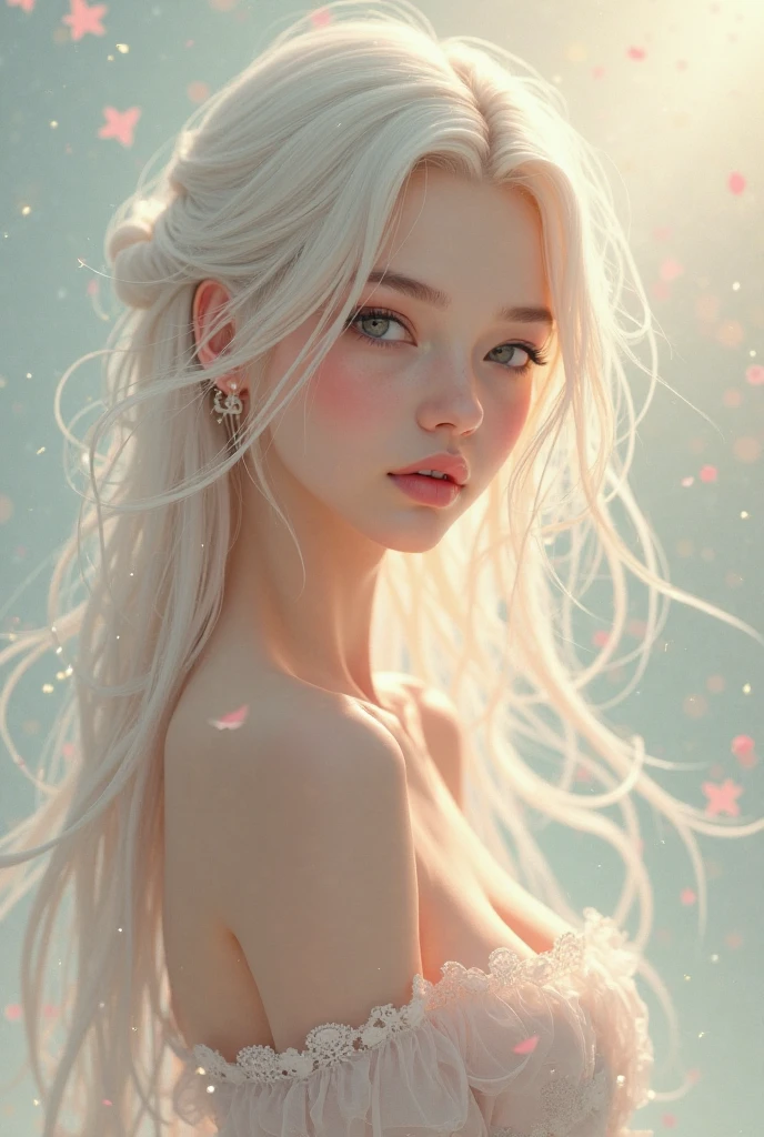 ((best quality)), ((masterpiece)), (detailed), NSFW, small breasts, prominent collarbones, skinny arms, flat stomach, visible hip bones, long hair, red hair, white hair, blonde hair, dark hair, ponytail, thick ponytail, heavy ponytail, Realistic Shadows, Detailed skin, Very small breasts, Hair Ribbon, Very detailed, highly detailed face, Perfect face shape, Perfect lips, Perfect nose, Correct beautiful eyes, Watching Viewer, Best Quality, Single Girl, No bra, No panties, Solo
