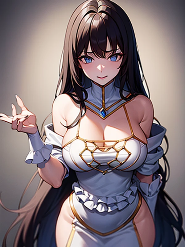 A high resolution,(tmasterpiece:1.4),ultra - detailed,鎖骨,1girll,no clothes are worn,pubes,Southern Hemisphere,nabel,upper legs,lower back,from the above,the space,afloat,nedium breasts,teat,black lence stockings,pale brown hair,Golden eyes,Hand out of the box,Tattered,Raised sexy,Q bomb