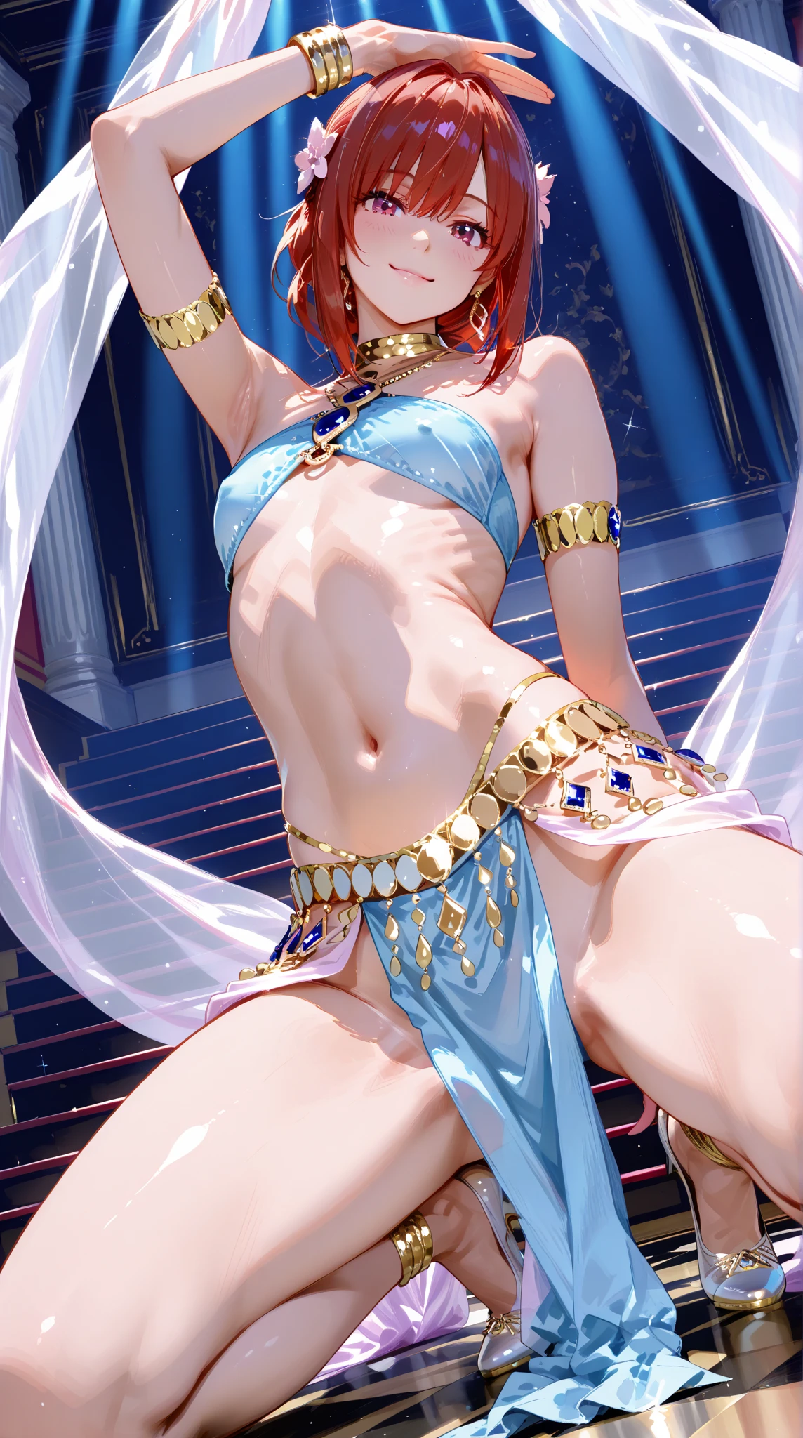 Please depict a dignified fortune teller.