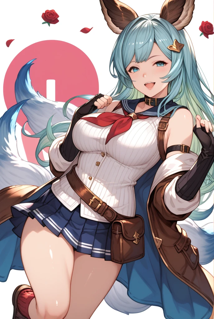 <lora:cygnet-20:1> ,cygnet \(azur lane\), hat, miniskirt, thighhighs,