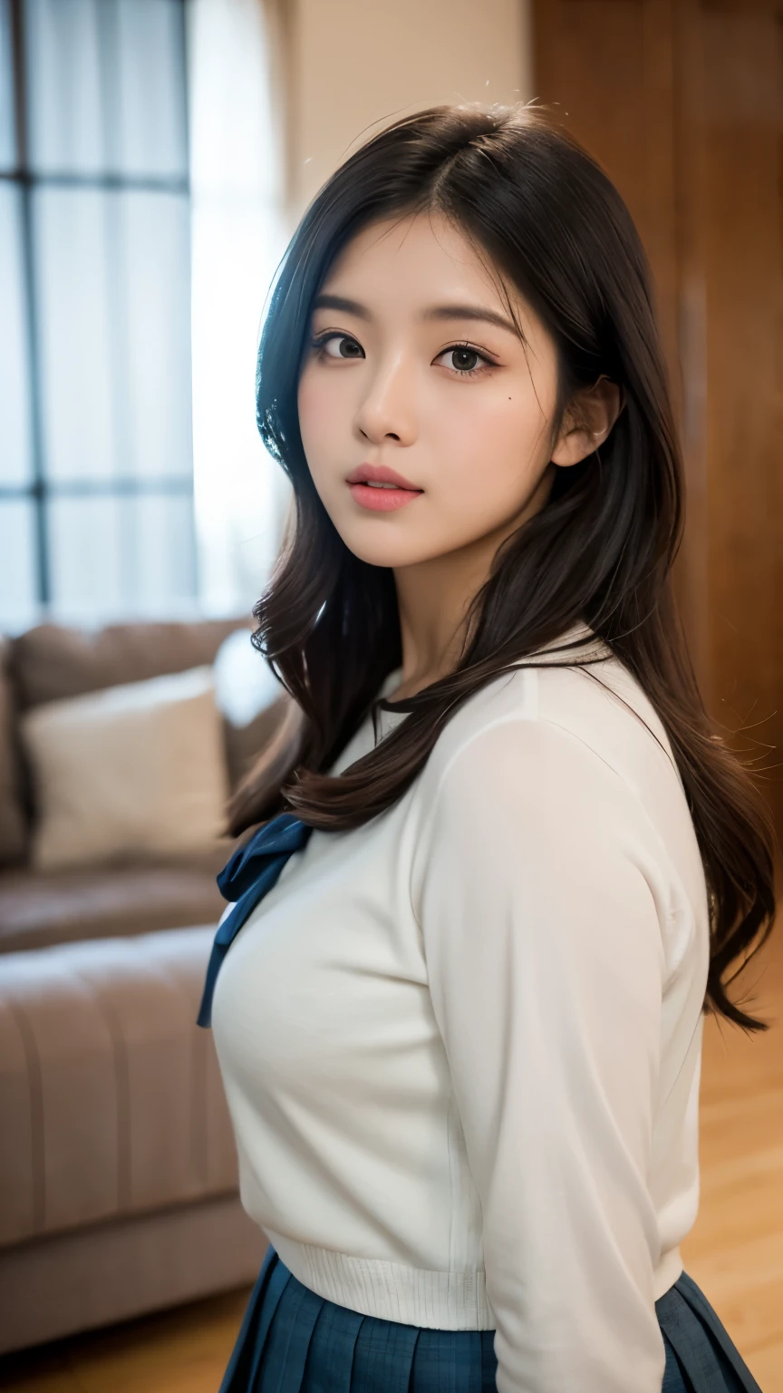 masterpiece, wonderful, high quality、high resolution、High resolution、超A high resolution、realism、Real Stick、Photo serial、Raw photo、, ((woman)),  Indifference, Seriousness, bangs, (assassin),  White clothes、Degrees of Freedom:1.8、Accurate anatomy、Realistic textured face and skin、Accurate anatomy:1.3、Symmetrical face:1.3、