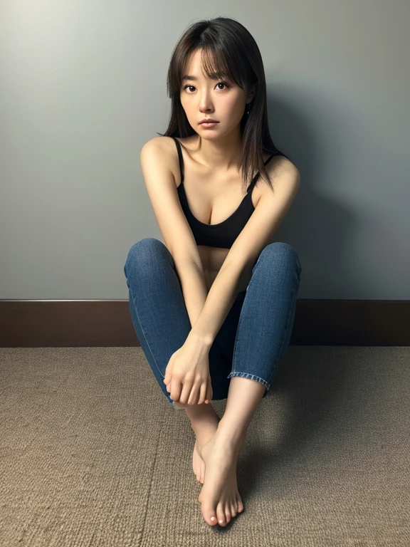 SeaArt Bot Upscaling Default 2023/09/29 12:38:39 (realisitic、Photorealsitic:1.3)、(Cute 15 year old delicate beautiful girl:1.4)、（fullnude:1.5)、（Show me your breasts:1.8）、(Beautiful nipple:1.3 )、de pele branca、Slim West、（Hard sex:1.4）、（small tits）、denim、jeans、JINS、crouching down、Squatting、all-fours
