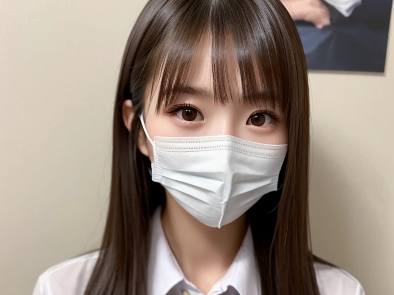 White mask