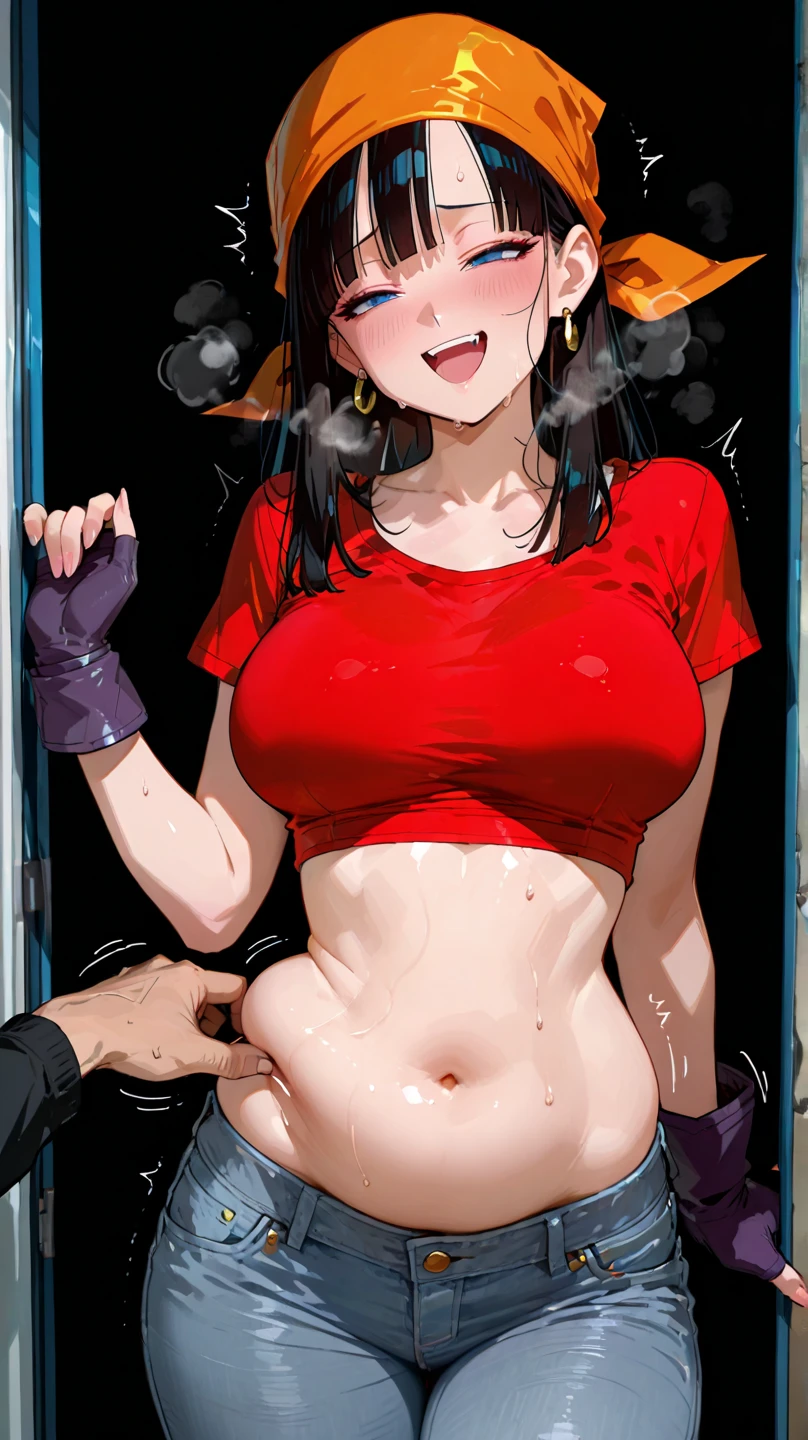 Momo_Yaoyorozu、nsfw,1 Japanese girl,skirt lift,20 years old,breast focus,full body,looking at viewer,midnight sky,shibuya,crowd,pale skin,blonde hair,pixie cut,orgasm,open mouth,long tongue,large breasts,bare breasts,spread legs,fellatio,1boy,big penis,pasties,(((cum on body))),bukkake,(steam)