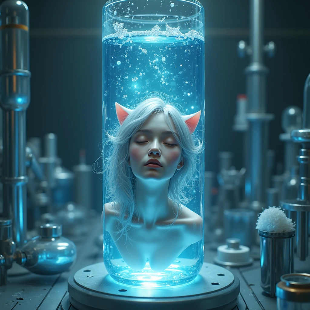 a close up of a person holding a bowl of food in a room, movie still of the alien girl, weta studio and james jean, frame from prometheus movie, still frame from prometheus, a sorceress casting a ice ball, shanina shaik as medusa, scene from prometheus movie, die antwoord music video, scene from the movie prometheus --auto --s2