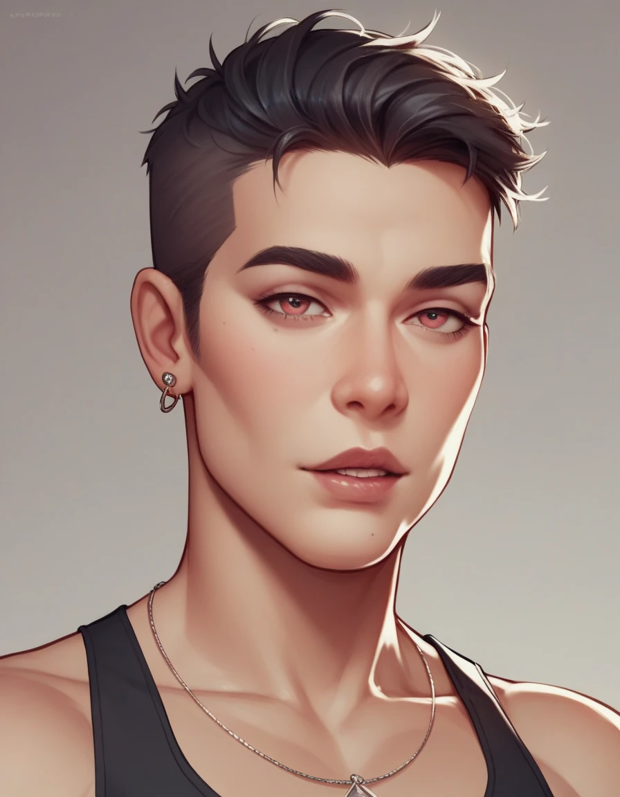 a human-shaped monop with tattoos