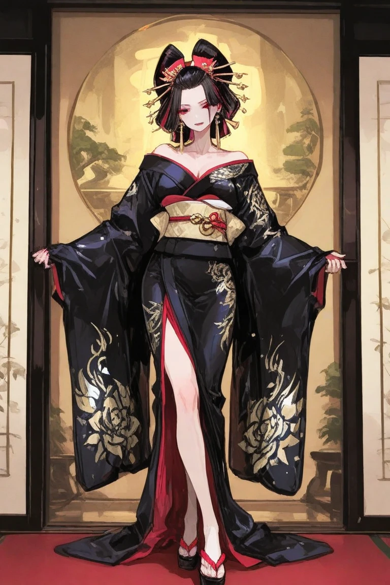 Digital illustration of original fairy cloud,Stunning full-body portrait, Showing off the intricate details of her elegant cheongsam,上面饰有exquisite花卉图案. She stands tall in high heels, Highlight her elegant figure, And her slender legs are paired with seductive black stockings. in her slender hands, She is holding a beautifully decorated folding fan, Add a touch of traditional charm to the scene. Featuring lifelike precision and original artistry, This masterpiece captures every nuance of her short black hair, Outlining her charming brown eyes and charming smile. Bask in cinematic lighting, High-resolution images demonstrate razor-sharp focus and depth of field, Let the audience appreciate real pupils and sharp pupils,Bring her to life. exquisite