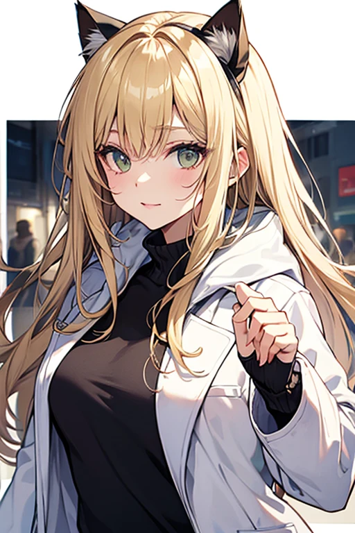Beauty,Around 20 years old,
Blonde,
(Black Eyes),
(Semi-long hair:1.7),
(expression:Puzzled),
Squat,
Place your arms on your thighs,
Big Breasts,Cleavage:cover,
((business suit:No wrinkles:黒とStriped patternの柄)),
((Dress shirt:Open chest:No wrinkles))
((Slack Pants:No wrinkles)),
((Black scarf:Striped pattern)),
(Plain background:grey:1.5,ID photo),
4K,
high quality,
Highest quality,
Delicate shades,
Detailed depiction,
Depict the whole,
Facial Contour,
Perfect body structure,
Perfect skeleton,
Perfectly symmetrical eyes,