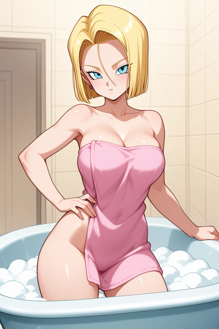 Android 18 bath on glass nude bath hairy pussy nude