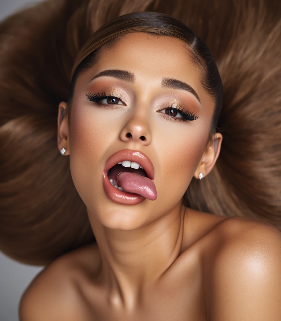 Ariana Grande, (( full nude body)), nude perfect tits, nude vagina, tonned body