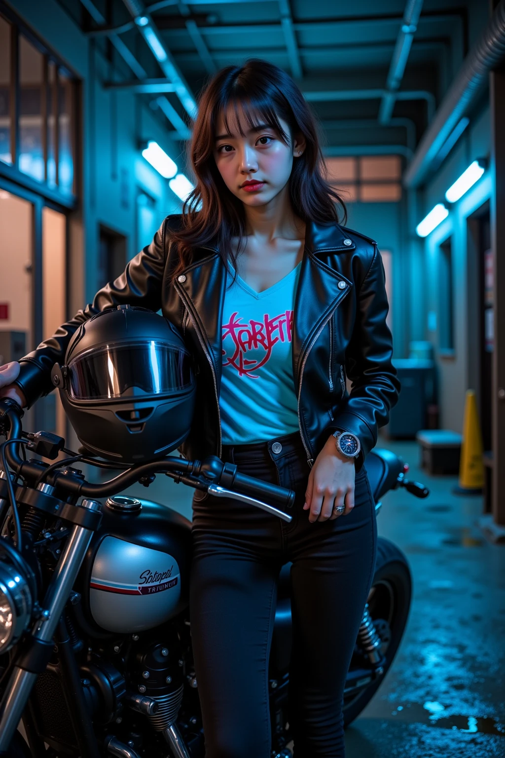 Generate a dark theme xi.xi skull motorcycle club logo