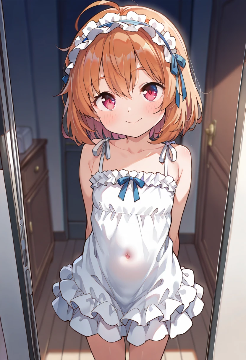 (( close、16k、highest quality、Attention to detail、Rich skin detail, Browsing Caution、bukkake、Muscular))、((((sex))))、((((Swollen nipples、Small breasts、Face down on the bed、looking away))))、(White leotard、Open shirt),(Orange eyes)、((Wavy Hair、Short Hair))、((Pink Hair))、(Beautiful Eyes),((Hands on chest、Kneel))、((Sweat、Wet))、 ((blush))、(Wide Hips、Thick thighs)、((((Embarrassing、:o))))、((Bedroom))