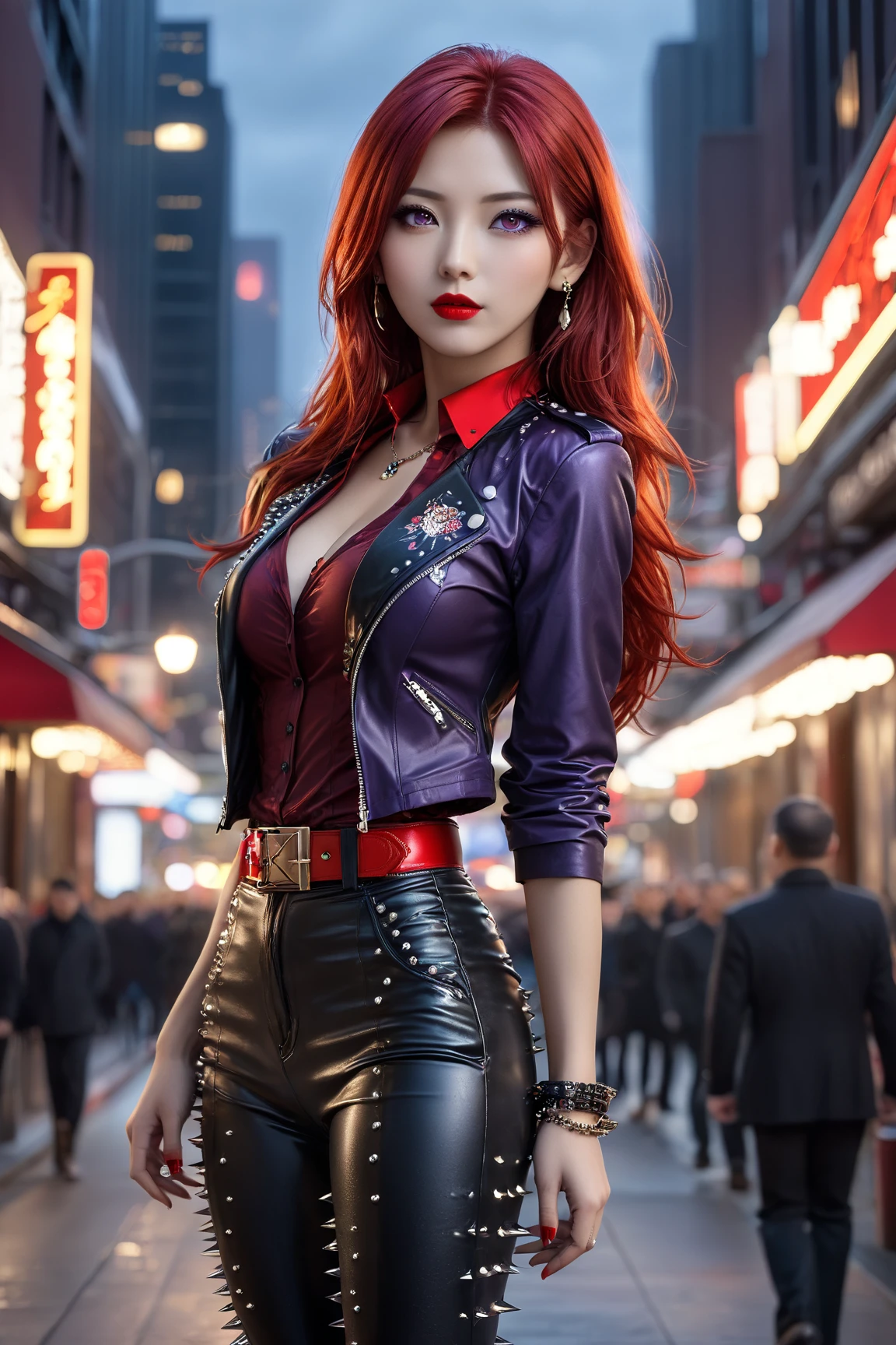 Handsome red hair demon
