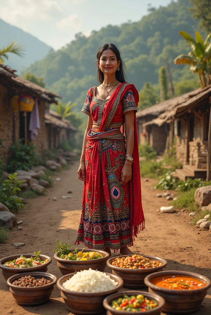 Mujeres indias, viejo, pelos blancos, Gran kumkum en la frente, Llevar camiseta suelta, Ambiente oscuro, Piel bien detallada