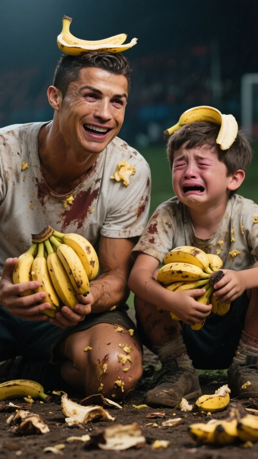 A little kid is making a disgusted face their parent stands just out of focus to the side holding a piece of lemon, comical
