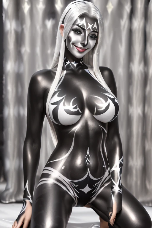 1girl, hyper realistic, hyper intrincate detailed,in toon anime mix, digital art, (Black_Cat:1.) (cartoon character), cowboy shoot, full body, detailed background, stunning body, shaped latex custom attire, black cat attire, thick clothes, black latex, curvy muscular body. Full body cinematic poster cartel by DC comic cover comics by Artgerm Lau art by Artgerm cover comic by 90s artgerm art cover to DC comics