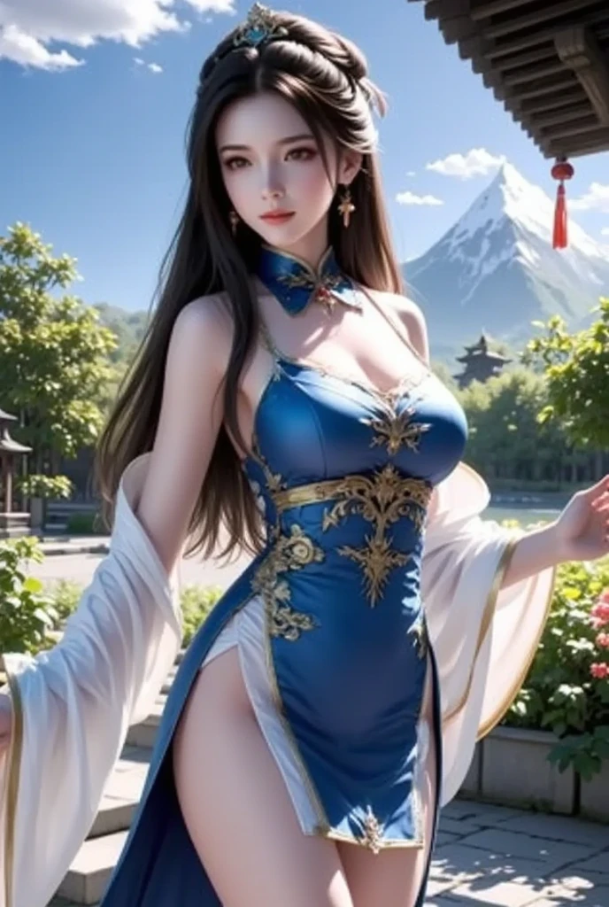 Wet-breasted Hanfu dynasty open V-chested clothes royal, All pictures, Wet body of thin silk fabric, nude,princess 8 yeald old cute, (huge ,cleavage),petticoat, white pink, blue ,best qualtiy,tmasterpiece,Ultra-high resolution,(Reality:1.4),RAW photogr,(True skin texture:1.3),(filmgrain:1.3),(Selfie angle),1个Giant Breast Girl,Beautiful eye and face details,tmasterpiece,Best quality at best,exposing thighs,Bigchest,The chest is more exposed, detailed hair,above looking down facing at camera,short dressPrincess Eyes,Super big eyes,Detailed face,shiny pupils, naked