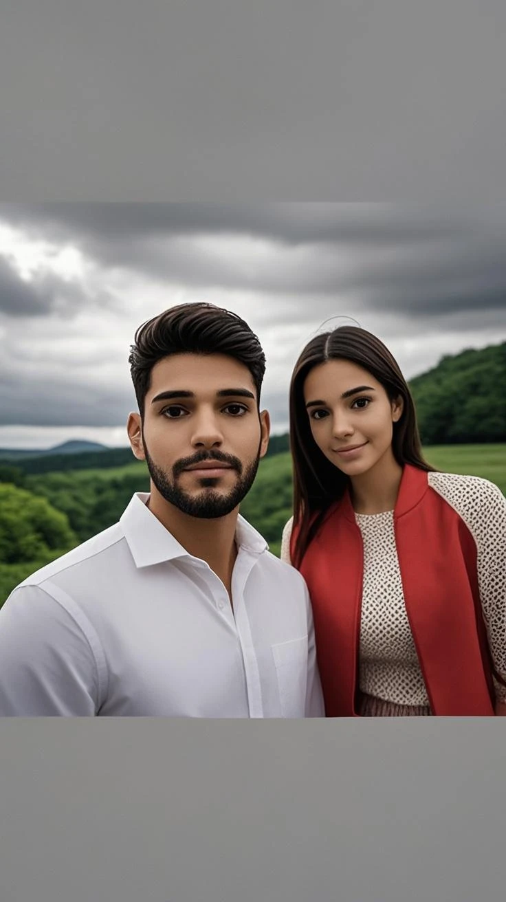 there is a man and woman standing together in front of a building, 8k selfie photograph, shot on nikon z9, taken with sony alpha 9, lovely couple, shot on sony a 7 iii, portrait shot 8 k, couple portrait, photo taken in 2 0 2 0, ghutra and egal, shot on canon eos r 5
