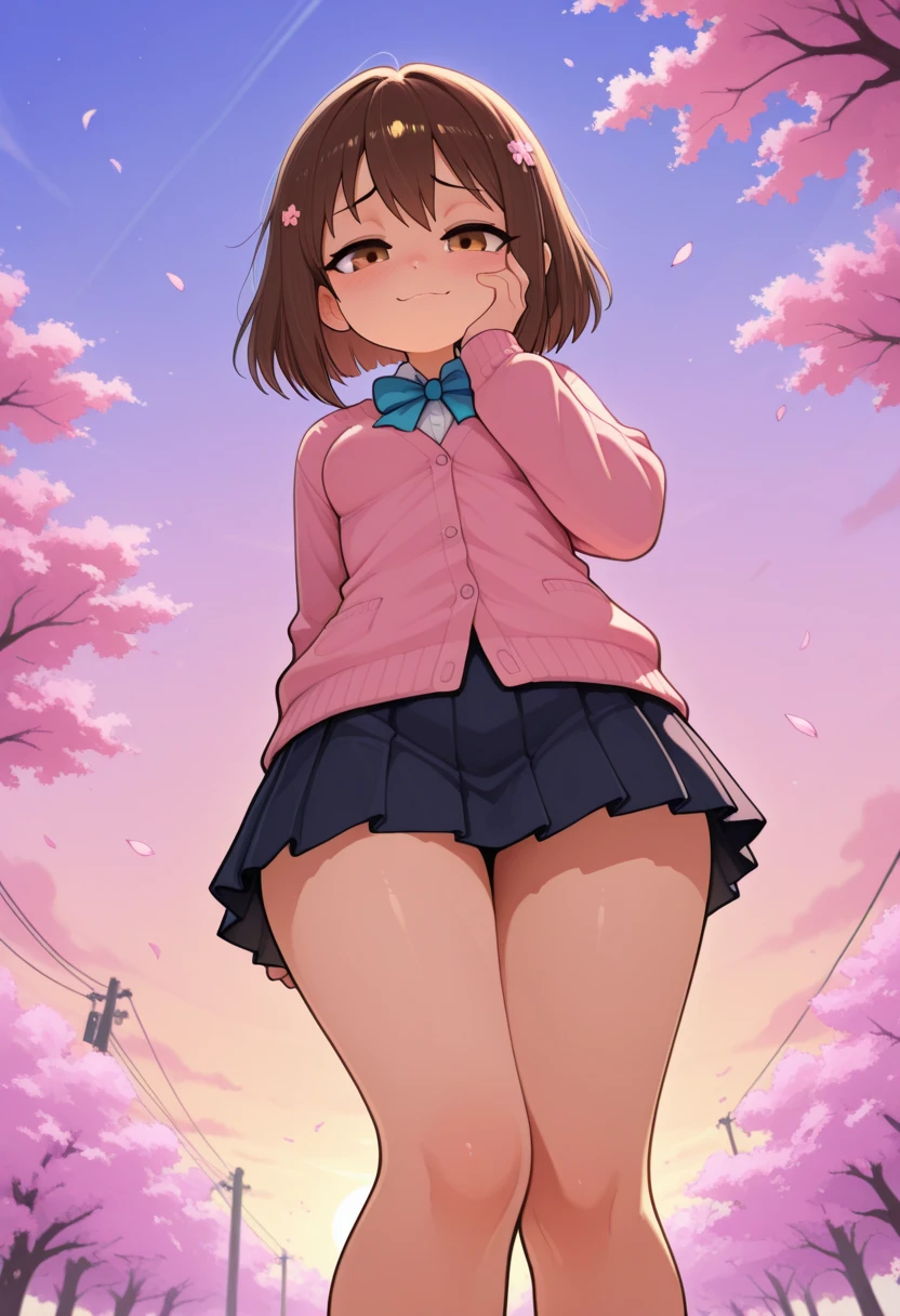 My hair is tied up so it doesn't flow.、Please delete、