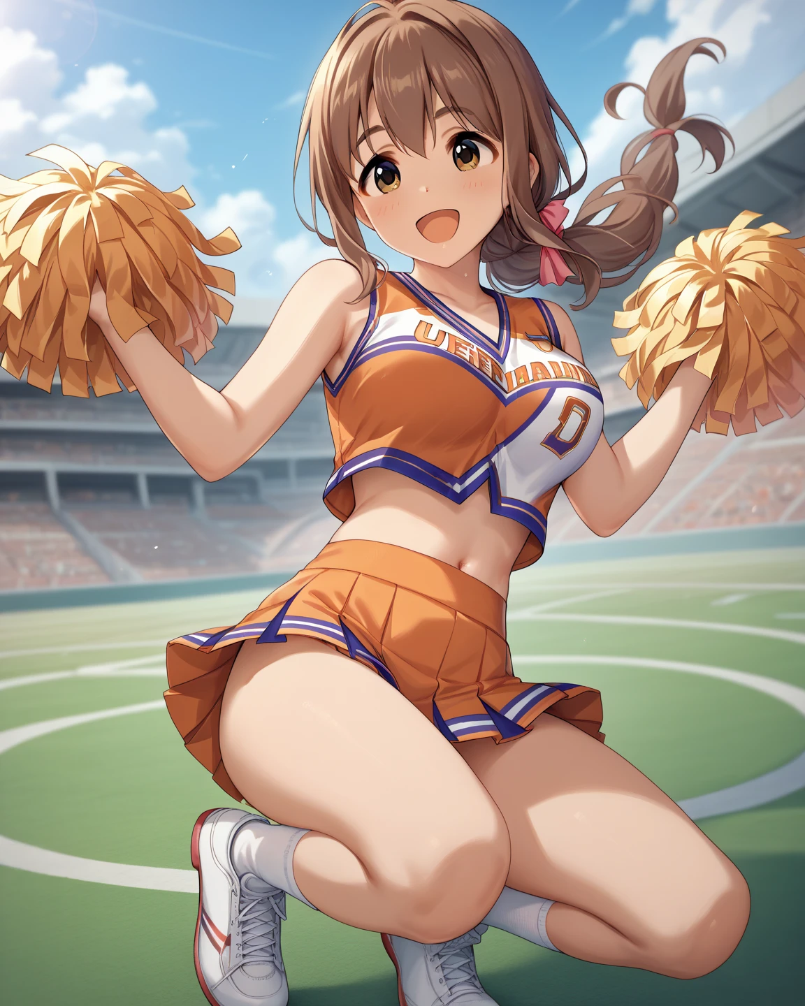 score_9, score_8_up, score_7_up,
BREAK
source_anime,
BREAK
1girl, brown hair, low twintails, long hair, rabbit ears, leg up, cheerleader, microskirt, crop top, underboob, pom pom \(cheerleading\), leg up, happy, open mouth, stadium,rabbit tail
<lora:Derauea-v1-PDXL:1>