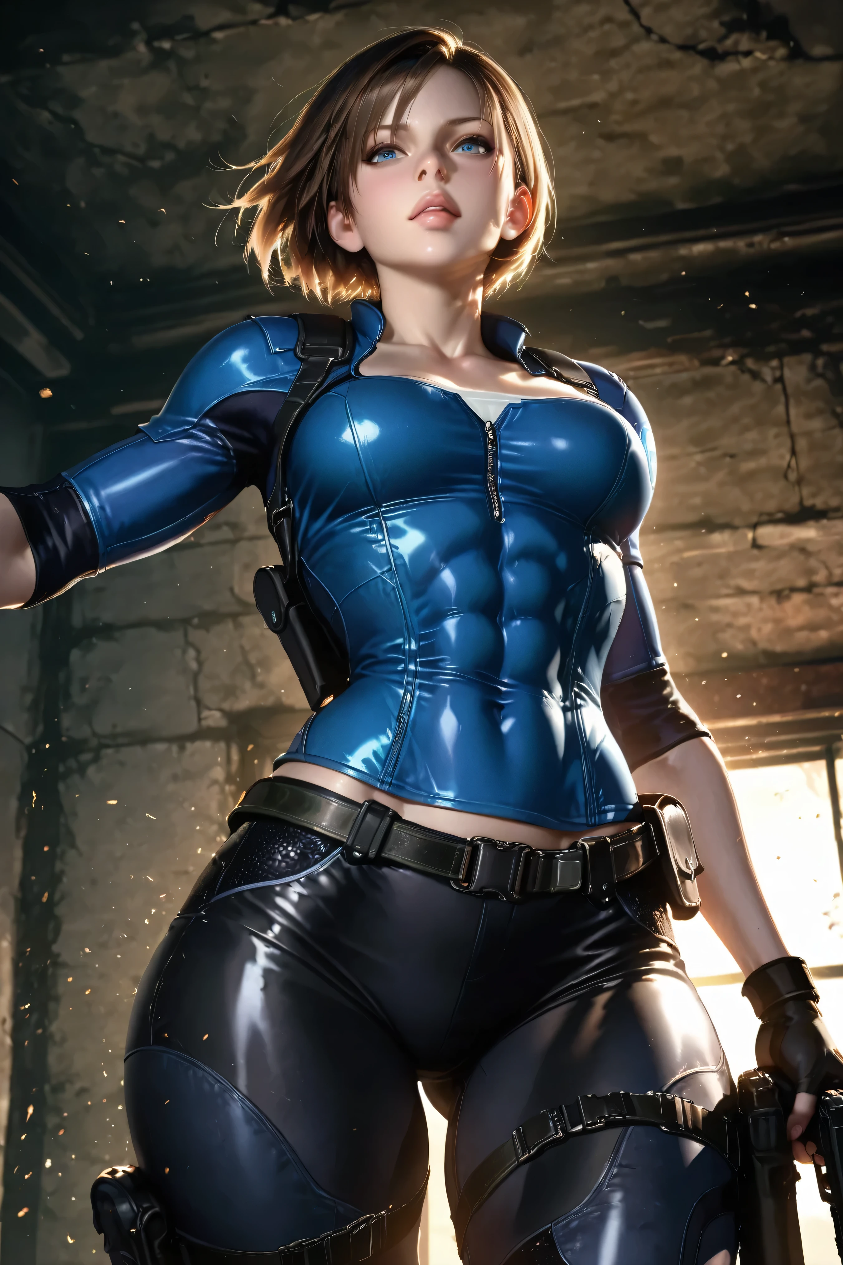 Unmatched masterpiece, ultra realista 8k CG, obra de arte perfeita, (1girl: 1.1), sozinho, ((figura feminina perfeita)), (NSFW), olhando para o espectador, Mulher madura, barnet (Android 18) standingn, (Causador), melhor qualidade:1.1, postura sedutora, Pose sexy, sedutora, (Bonito), (Curvilinear), (bruto), cabelo loiro, (olhos azuis:1.2), cabelo curto, pernas torneadas, encaixar, (Abs:1.1), (bumbum grande:1.4), peach ass, (corpo atletico:1.2), (seios fartos:1.3, (Big_seios: 1.1), quadris largos: 1.5, cintura estreita, cintura fina: 1.5, corpo esguio: 1.2, coxas brutos: 1.3), (pele brilhante: 1.2), (HDR), (rua: 1.2), filme Nikon D850 fotografia Kodak Portra Lente f1.400 camera 6, cores ricas, Textura realista, lighting dramatic, Mecanismo irreal, trending on ArtStation, o Gerald Brom, de Frank Frazetta, Directed by: Luis Royo, de Julie Bell, Directed by: Boris Vallejo, 1 girl