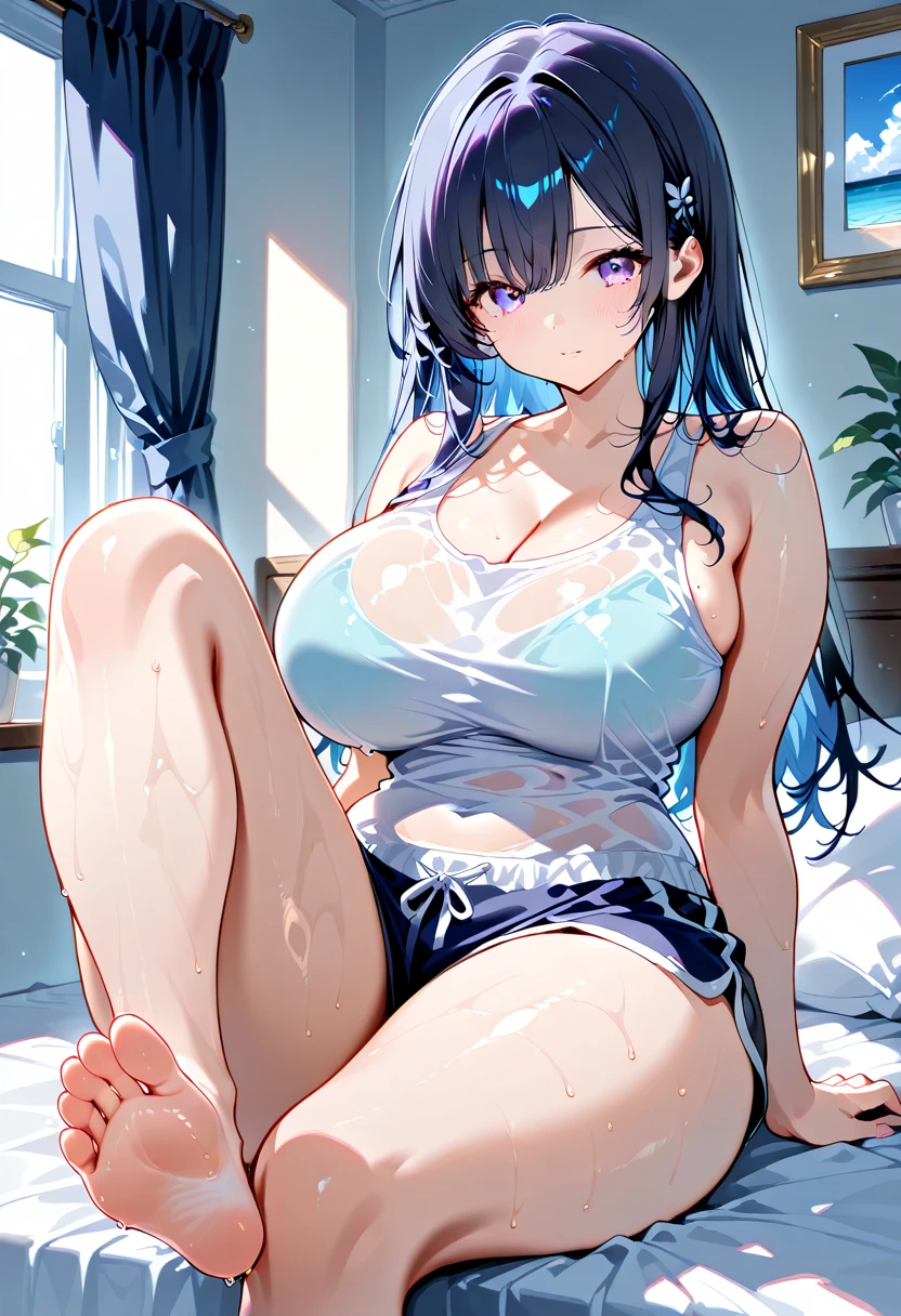 (((Spread your legs、Shooting from below))、(((Accentuate your breasts、Shiny underwear)))、Highest quality, 8k, masterpiece :1.3)), whole body, Sharp focus :One Girl,Glowing Skin,SSexy pose,Highest quality,Tabletop,shape,Very delicate and beautiful,Hmph,8k壁紙,wonderful,In detail,Official Art,Very detailedなティッカーUnity 8k壁紙,Incredibly ridiculous,Large file size,Very detailedな,High resolution,Very detailed,Beautiful detailed girl,Realistic,X-ray,The queue is full,(((セクシーなbikini、)))、(((Big Breasts、Blue Hair、Sweat)))、(((Dance Studio)))、Stand upright、Cleavage , ((Blue long hair、セクシーなbikini))、bikini、Sexy pose、Hairstyle: Long hair.、both hands、Akane Kurokawa、Beautiful body shape like a model、Beautiful belly button