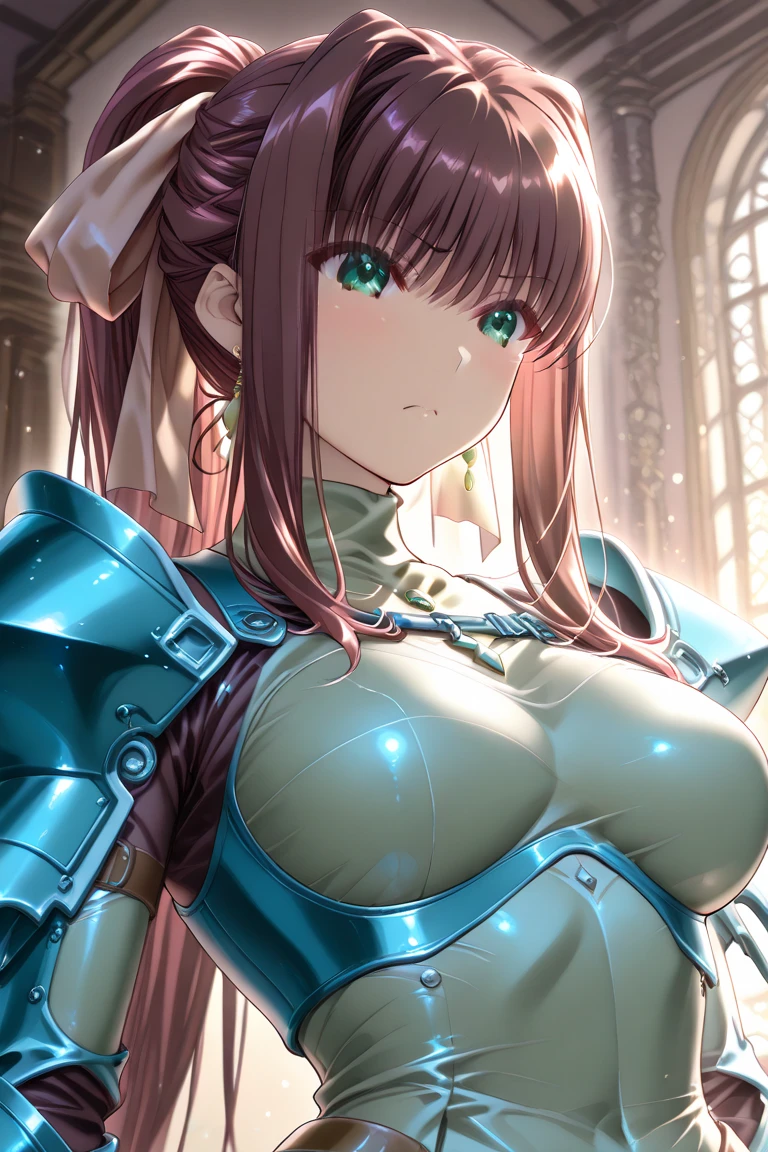 (top-quality: 1.3)、(masterpiece: 1.3)、(The ultra-detailliert: 1.3)、(wall-paper, one girls)、(Perfect and beautiful pink leotard:1.3)、(full armor:1.3)、(Pink hair:1.3)、Longhaire、straight haired、(Beautiful Large Breasts:1.3)、borgar、castle town、ssmile、sexypose、is standing