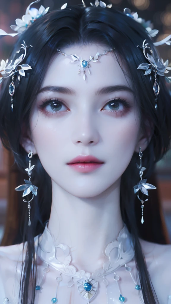 NSFW,((top quality、8k、masterpiece:1.3))Wears a silver-white mech,girl with delicate face,Highest image quality,Ultra-clear,Delicate and clear facial features,end of the world,Mechanical arm,Exquisitely detailed mechanical pattern,cyberpunk characters、numbercity、number、century、throne、