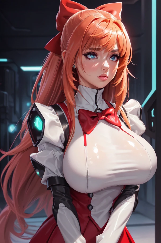 masterpiece,best quality,official art,extremely detailed CG unity 8k wallpaper, spread , female pervert, very long hair, red hair, naughty_face, aqua eyes, huge breasts, breasts out, gym_uniform, black kneehighs, Bedrooms,Barefoot,