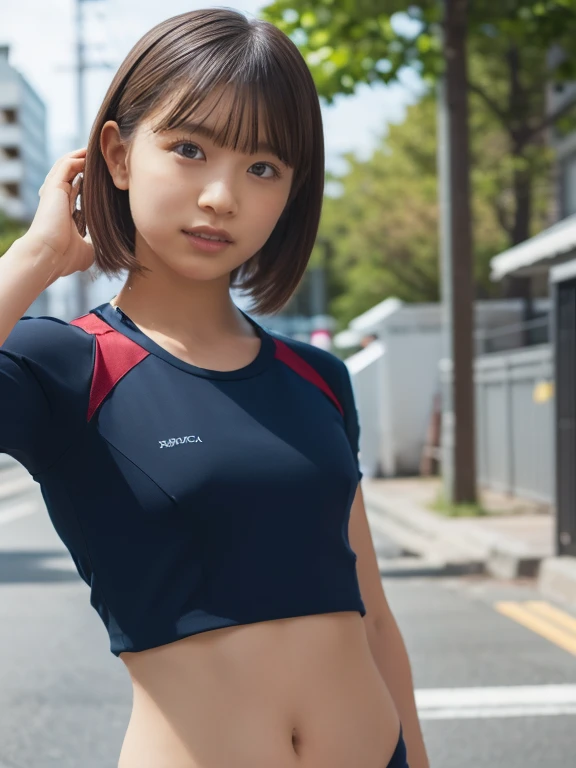 ((digging into my crotch)), ((She flips up her shirt)), ((exposing her tits, exposing her tits)), ((legs open to the left and right most widely)), 8k, high resolution, masterpiece, realistic, In detail, Fine texture, portrait from head to toe, high contrast, alone, high school girl, natural body shape, white skin, natural makeup, black hair, bangs, ((School-specified gym clothes)), ((The upper body is a long, short-sleeved white gym uniform, The lower body is dark blue tight bloomers))、((sitting with legs apart)), ((small breasts)), ((The upper body is wearing gym clothes)), looking at the camera, full body photo, focus on crotch, thighs exposed, white socks, white shoes , ((Girl with her legs open to the left and right most widely)), crotch out to the front most widely, crotch out to the front most widely, crotch up, full smile, ((nipples exposed)), ((legs open to the left and right most widely)), legs open to the left and right most widely, legs open to the left and right most widely, legs open to the left and right most widely, ((16 years old)), Legs open wide left to right, legs open widest left to right, legs open widest left to right, soft girl, smiling, legs to camera, ((crotch wide open)), ((not hiding crotch with hands or feet)), crotch wide open, cheerful smile, crotch wide open, slender girl, hands to camera, legs open, girl in midriff with legs open, knees not closed, Playground, bangs, smile, knees, front light, PE, not hiding crotch with hands, not hiding crotch with hands, not hiding crotch with hands, emphasizing crotch, smiling for camera, showing crotch to camera, not hiding crotch with hands, not hiding crotch with feet, ((small breasts)), crotch to camera Showing off,