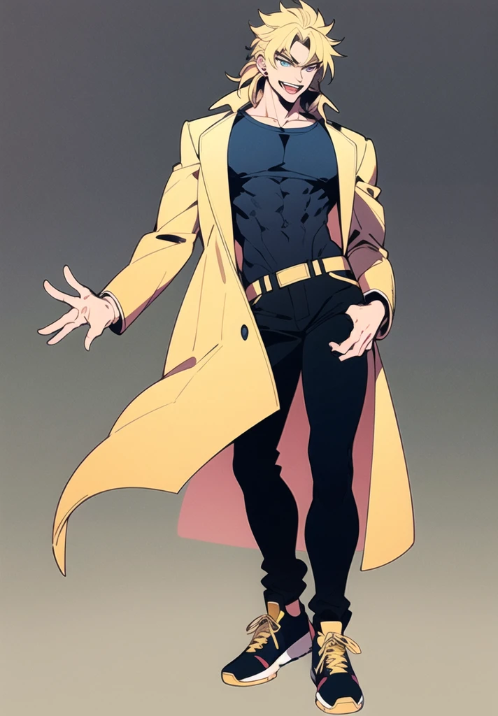 rough brushy digital painting, sketch, (full body:1.2), 1boy, man, masculine, solo, [:formal costume design,:0.2] mystic, korean, beige hair, (solid:1) build<lora:EnvyStarlightDigitalPainting05:1>