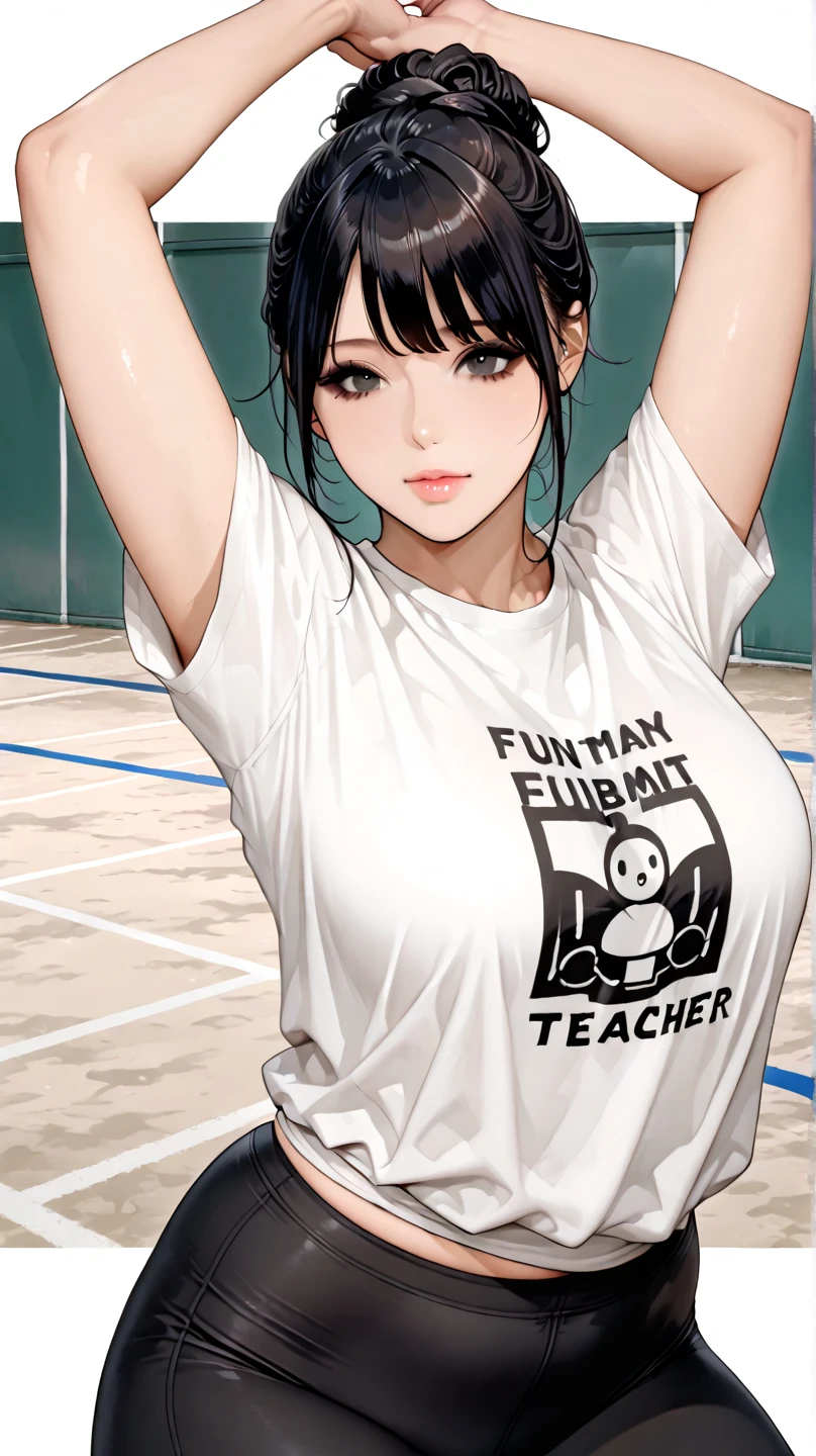 masterpiece, best quality,anime style, 1 girl,(((slender body))), (((small eyes,small breast))),(((gym uniform,glasses))),(((((3 monkey grabbing the girl))))),((((cum facial)))), (beautiful face), (((short hair))), (((straight hair))), ((((black hair)))),detailed beautiful skin, (perfect hands, perfect anatomy)
