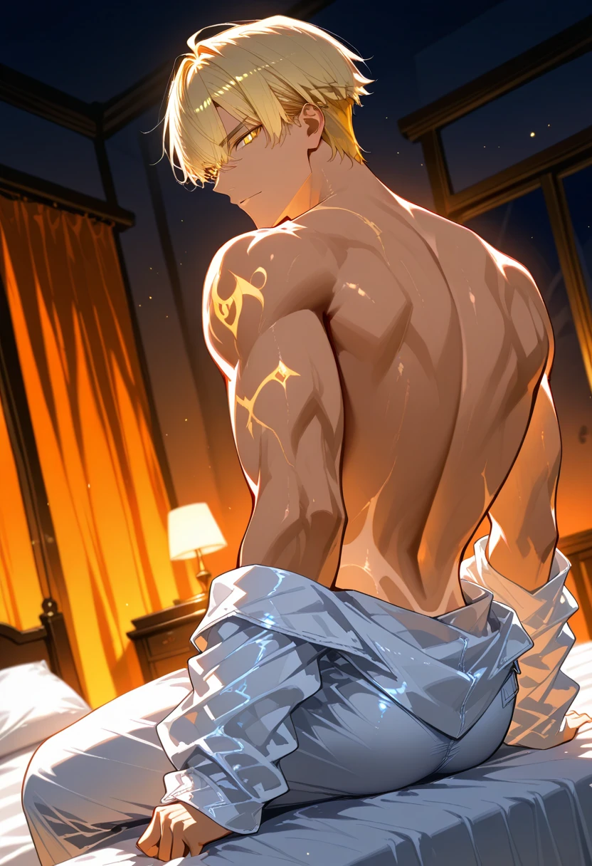Trans boy being fucked by a muscular boy