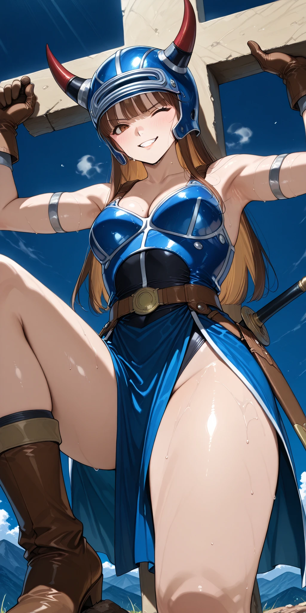 masterpiece, best quality, 1girl, <lora:CrystalMaidenv0.2:0.8>, crystal maiden, bikini, beach, full body