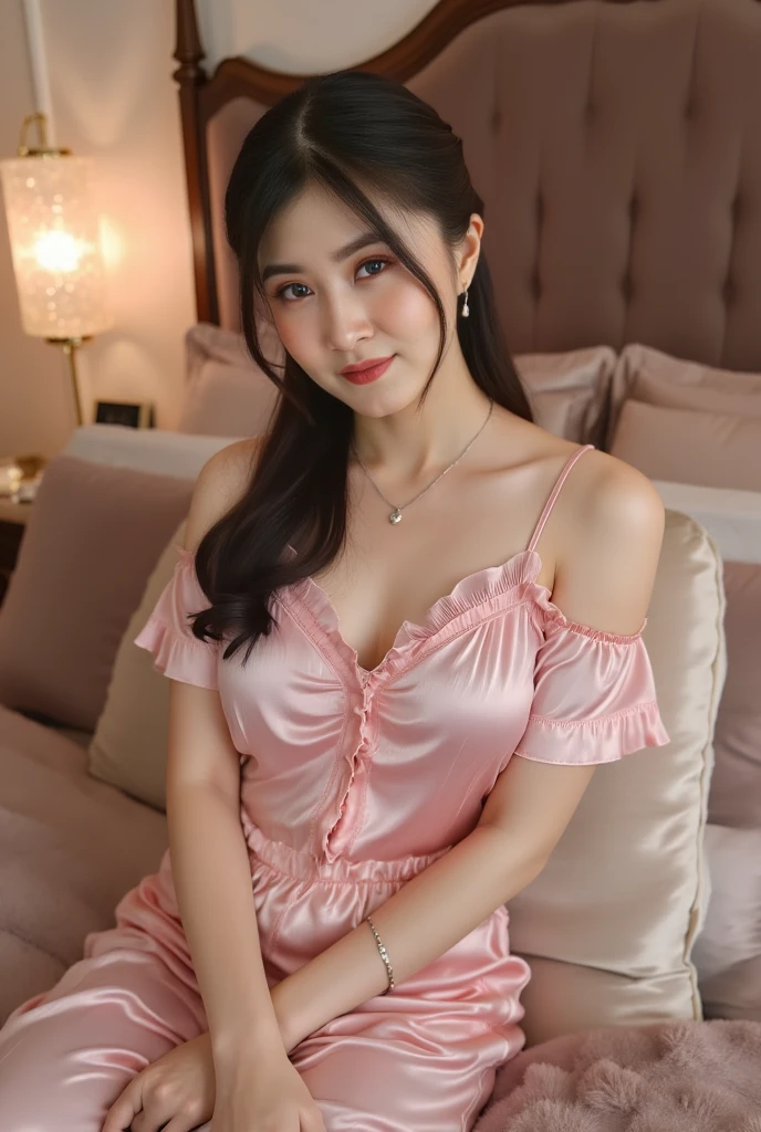 1 Girl,hotel,Soft Light,Chinese Beauty,dress,,Dark-haired,long hair
