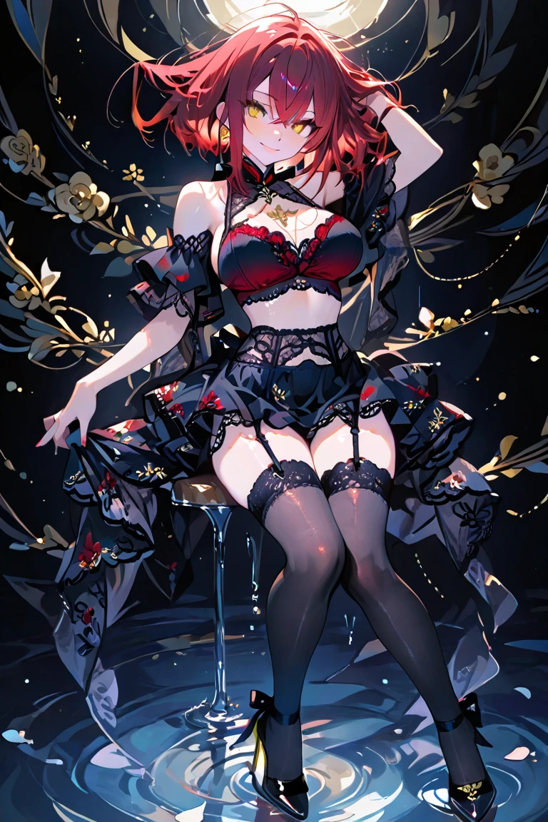 masterpiece,best quality,pyra,revealing dress,full body, <lora:homura_v1:1>