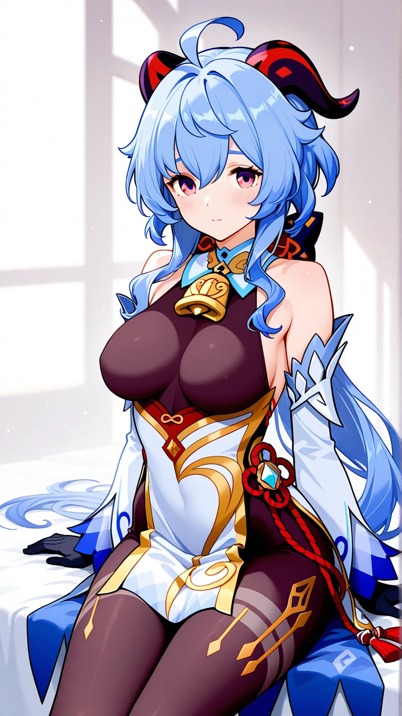 Lian, light blue hair, hair stick,bangs,blue eyes, solo, smiling, standing, upper body, hips, bare shoulders,purple thighhighs,red dress, gold jewelry,armor,gloves,circlet, cleavage, red and gold royal castle, gigantic breasts, (best quality, masterpiece, beautiful and aesthetic:1.2, highest detailed face, perfect face,) eyes, perfect face,expressive eyes,
looking at viewer, in the center of the image,(Upper_body),(Focus on her face),
official art,extremely detailed CG unity 8k wallpaper, perfect lighting,Colorful, Bright_Front_face_Lighting,shiny skin,
(masterpiece:1.0),(best_quality:1.0), ultra high res,4K,ultra-detailed
