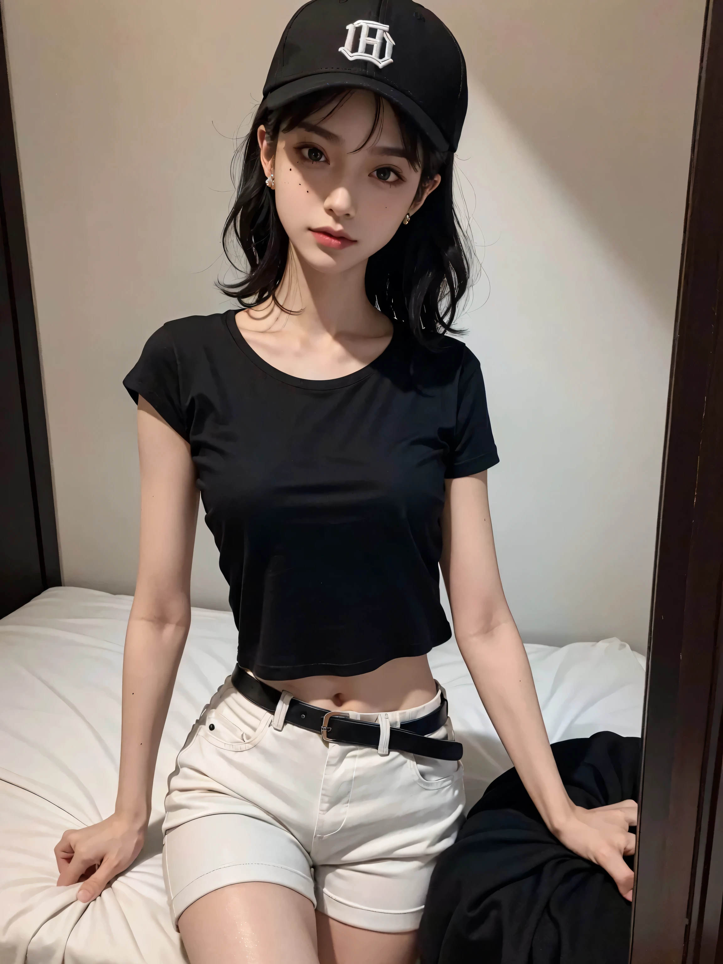 Latex miniskirt, show me your pussy, spread your legs, 16 years old