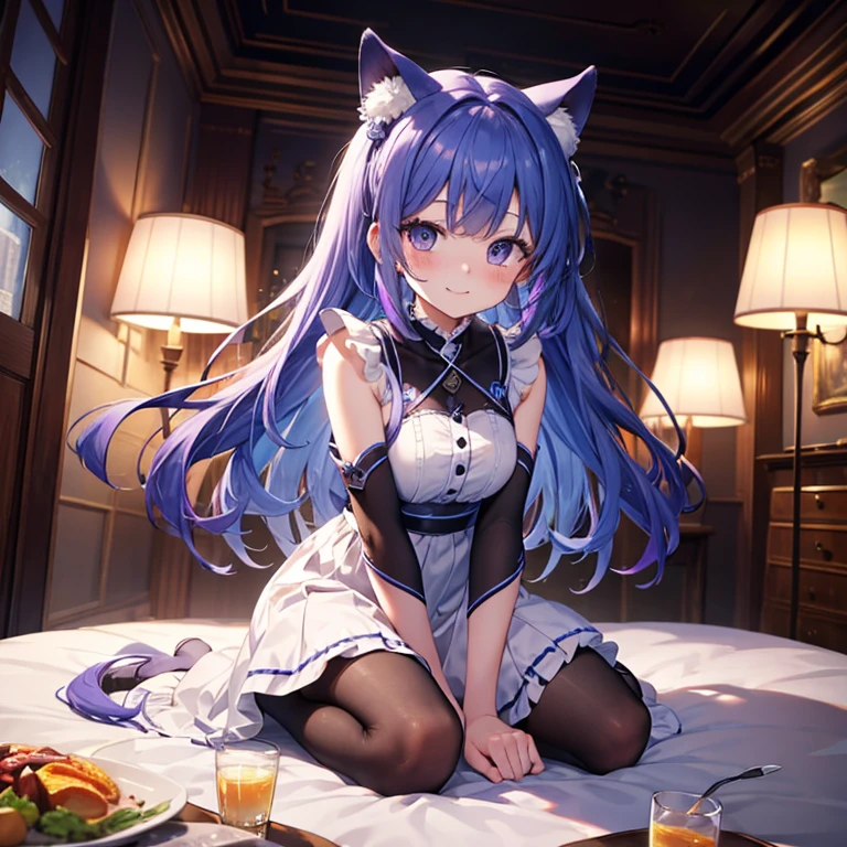 cat ears big breasts cute hentai naked masturbation