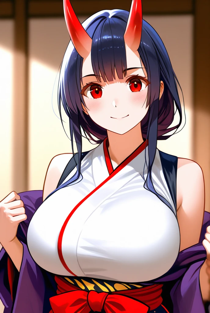 An anime-style artwork depicting Mizuki_Shiranui from the game Honkai star rail.
Tags: Mizuki_Shiranui, anime, detailed eyes, detailed lips, crop top, turtleneck, pencil skirt, midriff, smiling expression, intense gaze, dynamic pose, indoor, palace, vibrant colors, digital art, high-resolution, professional quality, gigantic breasts, (underboob : 1.4), curvy, cowboy shot, (gigantic breasts: 1.4), (red eyes:1.4)