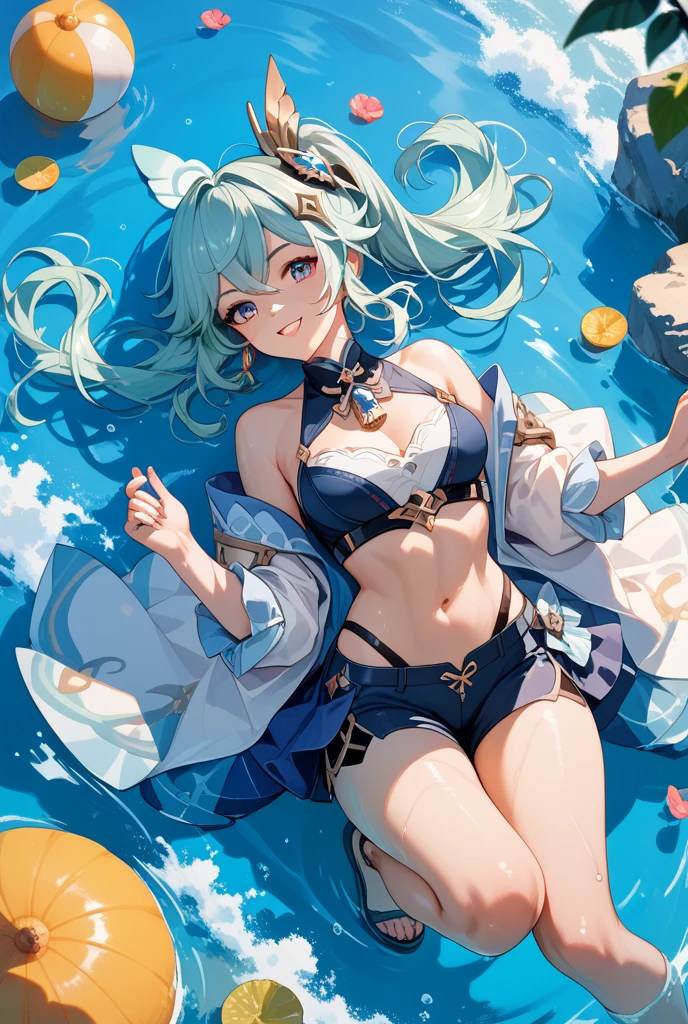 8. Pronto: Lunch with the perfect bento BREAK
1. **Resolution**: High resolution (HD, 4K, 8K, 16K), color bit depth is 24 bits, 48 bits BREAK
2. **Image quality**: Detailed rendering of light and shadow for realism within anime style BREAK
3. **Quality**: Detailed artwork with attention to texture and lighting
4. **Style**: anime goddess, portrait zodiac knight girl, highly detailed art gem, zodiac knight girl, enchanting anime girl, Genshin Impact Keqing BREAK
5. Body shape and complexity: cleavage (between breasts), erection of nipple, hanging breasts, armpits, bare shoulders, breasts, caustics, collarbones, huge breasts, sagging breasts, moles, skin depressions, stomach, thighs, moistwith, lustrous Smooth body structure, stylish clothes, smooth skin texture on the legs BREAK
6. Color: Gold, Blue, Green (Main) Light Blue, Yellow, Silver, Deep Red (Sub) BREAK
7. Worldview: BREAK, a fusion of manga and anime